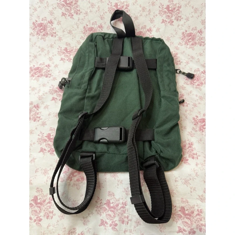 Vintage Outdoor Products Green Black Backpack Made in USA 11x15